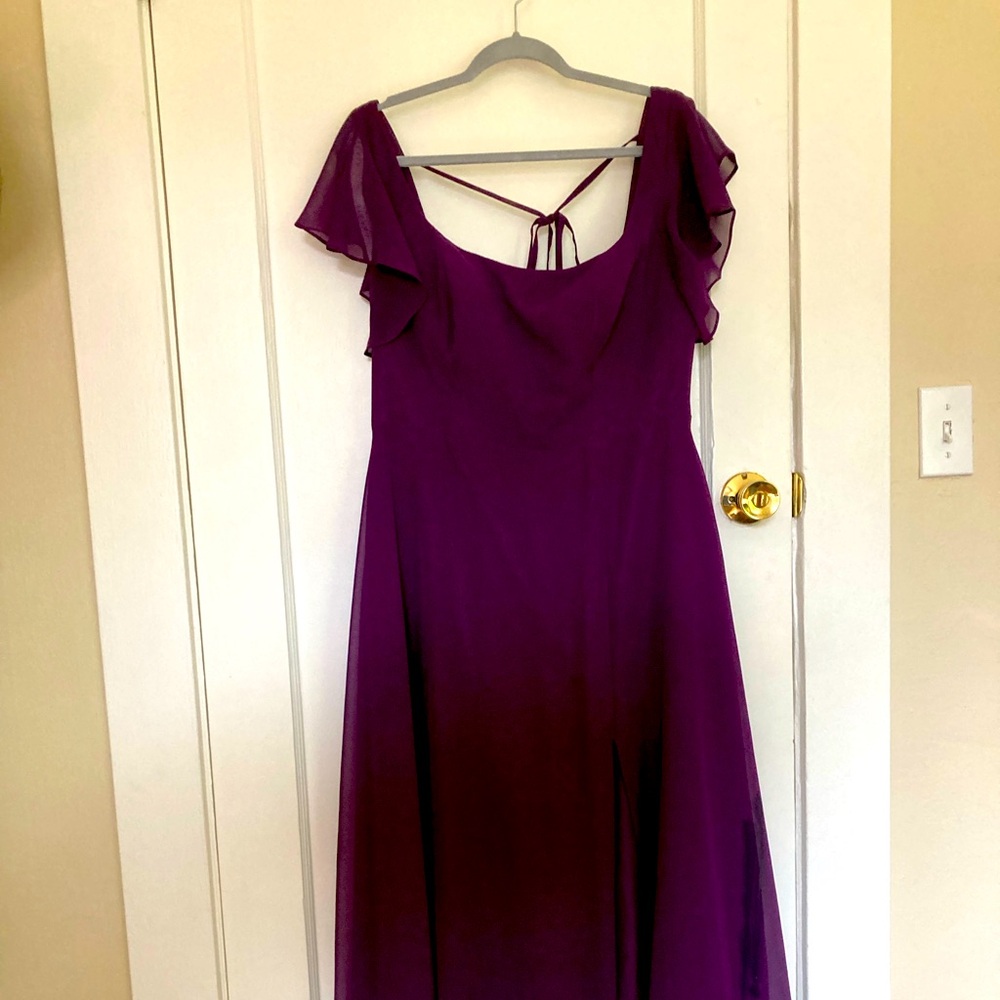 Azazie Purple Women's Bridesmaids Dress